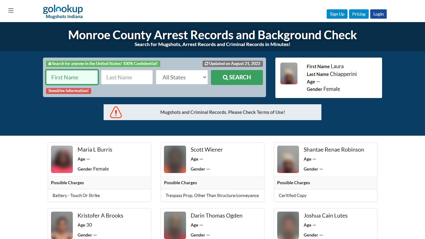 Monroe County Mugshots, Monroe County Arrest Records - GoLookUp
